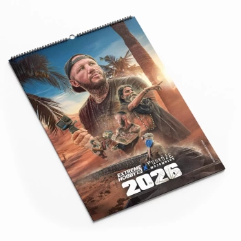 Kalendarz ścienny Podróże Wojownika 2026