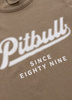 T-shirt damski PIT BULL Denim Washed ANGEL LOGO brązowy (coyote brown)