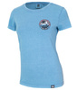 T-shirt damski PIT BULL Denim Washed OCEANSIDE niebieski