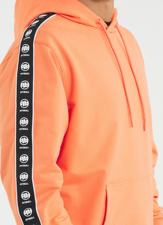 Bluza PIT BULL Tricot Terry TAPE NUGGET bright salmon kaptur
