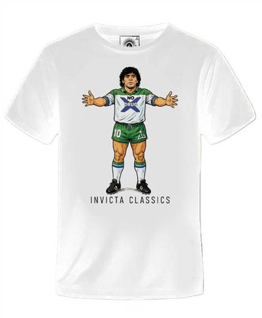T-shirt INVICTA D10S biały