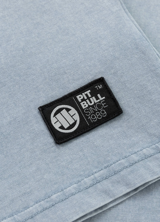 T-shirt PIT BULL Denim Washed PLANET SURF light blue