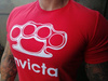 T-shirt INVICTA ORIGINALS czerwony