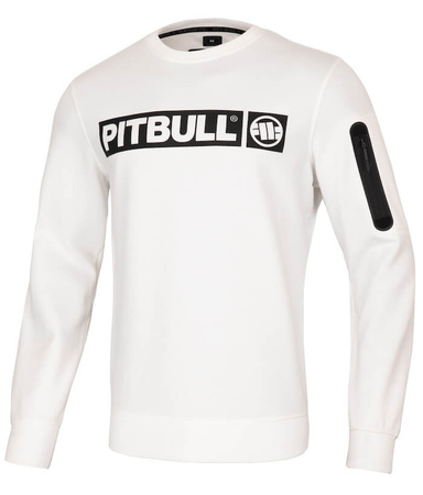 Bluza PIT BULL BEYER biała prosta