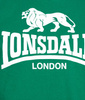 T-shirt LONSDALE LOGO (bottle green) zielony