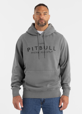 Bluza PIT BULL WASHED MT FUJI washed grey kaptur