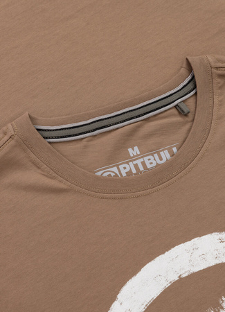T-shirt PIT BULL LOGO PALMS brown savana
