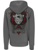Bluza PIT BULL WASHED ACE OF SPADES washed grey rozpinana