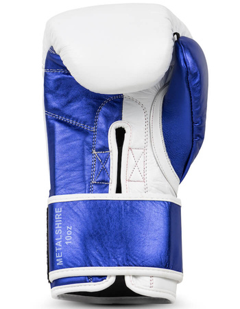 Skórzane rękawice BENLEE METALSHIRE biało-niebieskie