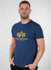 T-shirt ALPHA INDUSTRIES BASIC granatowy (new navy) 100501 435