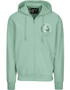 Bluza PIT BULL Tricot Terry PLANET SURF light mint rozpinana