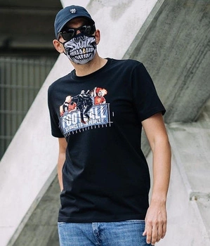 T-shirt PGWEAR FOOTBALL BELONGS TO THE PEOPLE czarny