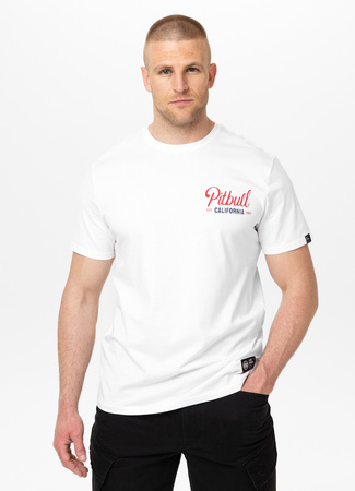 T-shirt PIT BULL SAN DIEGO BORN biały