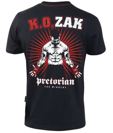 T-shirt PRETORIAN K.O.zak czarny