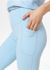 Damskie leginsy sportowe PIT BULL AVENIDA light blue
