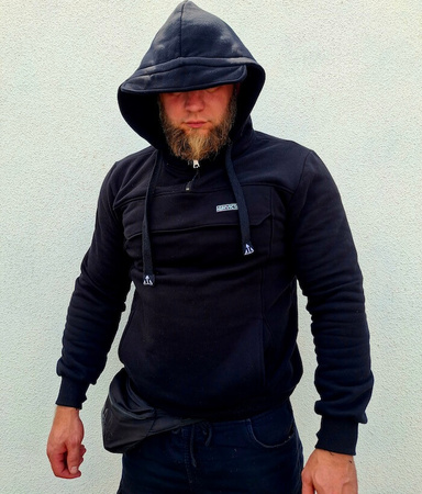 Bluza INVICTA NGU kaptur czarna