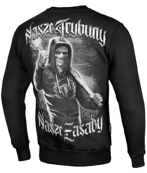 Bluza OFENSYWA NASZE TRYBUNY czarna prosta