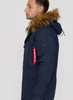 Kurtka parka ALPHA INDUSTRIES EXPLORER granatowa (rep.blue) 193128 07