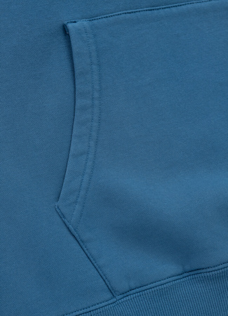 Bluza PIT BULL WASHED LANCASTER 2 shade blue kaptur