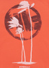 T-shirt PIT BULL PALMS łososiowy (bright salmon)