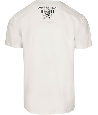 T-shirt PIT BULL OLDSCHOOL RAZOR biały