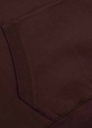 Bluza PIT BULL NORTON dark burgundy kaptur