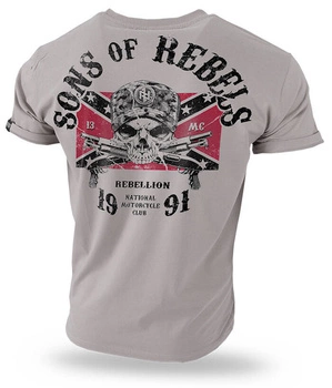 T-shirt DOBERMANS SONS OF REBELS TS196 beżowy