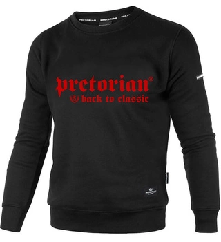 Bluza PRETORIAN BACK TO CLASSIC prosta czarno-czerwona