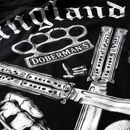 T-shirt DOBERMANS ONE CREW GANGLAND TS384 czarny