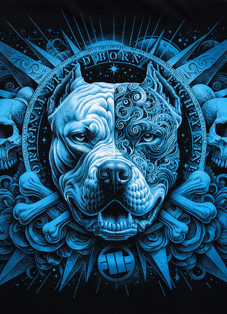 T-shirt PIT BULL WORLD czarny