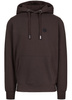 Bluza PIT BULL SMALL LOGO dark chocolate kaptur