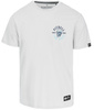 T-shirt PIT BULL SKULL SURF white blue