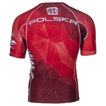 Short sleeve rashguard EXTREME HOBBY POLSKA czerwony