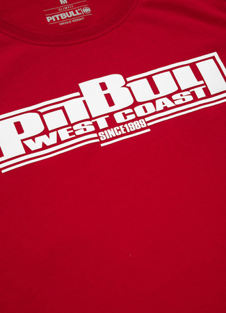 T-shirt damski PIT BULL CLASSIC BOXING WMN czerwony