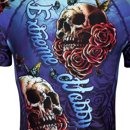 Short Sleeve Rashguard Damski Skull 2