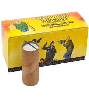 OGNIE WROCŁAWSKIE 10 sztuk żółte