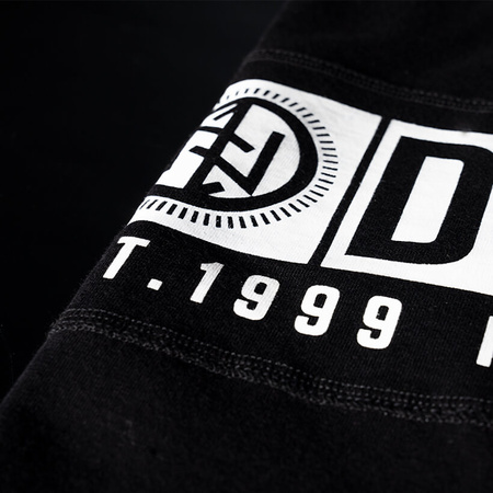 Bluza DOBERMANS DIVISION PATCH BC392 czarna prosta