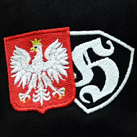 Czapka z daszkiem PRETORIAN PS BLACK czarno - czarna