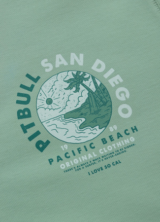 Bluza PIT BULL Tricot Terry PLANET SURF light mint rozpinana