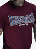 T-shirt LONSDALE DUKINFIELD bordowy