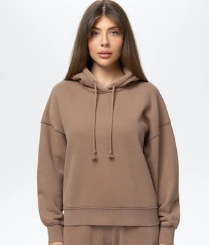 Damska bluza PIT BULL Washed LOVIA WMN chocolate mousse