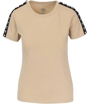 T-shirt damski PIT BULL TAPE NUGGET WMN beżowy (pale sand)