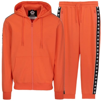 Komplet dresowy PIT BULL Tricot Terry TAPE NUGGET bright salmon rozpinany