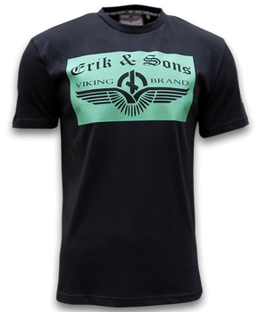 T-shirt ERIK & SONS WEEKO czarny