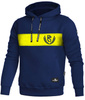 Bluza PRETORIAN TROUBLE YELLOW STRAP granatowa kaptur