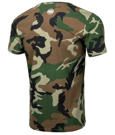 T-shirt PIT BULL SLIM FIT CLASSIC BOXING woodland camo 