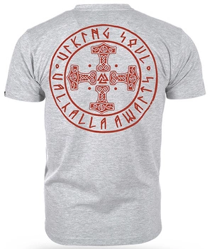 T-shirt DOBERMANS THORS CROSS TS386 szary