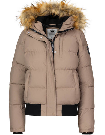 Damska kurtka PIT BULL AZALEA WMN beżowa (dark sand)