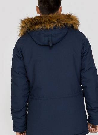 Kurtka parka ALPHA INDUSTRIES EXPLORER granatowa (rep.blue) 193128 07