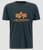 T-shirt ALPHA INDUSTRIES BASIC ciemnozielona (dark petrol) 100501 353